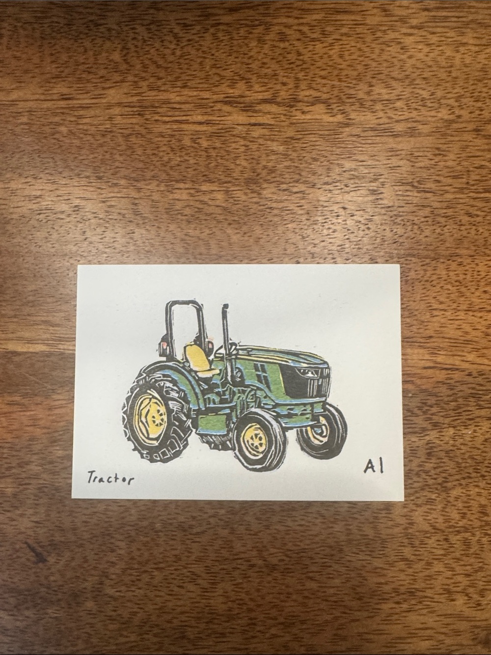Inciardi - Tractor - Mini Print -